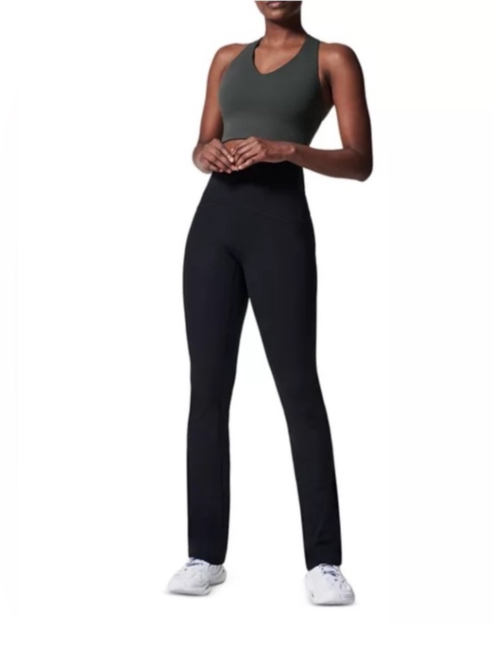 Spanx Booty Boost Black Flare Leggings Size S.